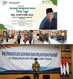 Inauguration of the Head of BPS Grobogan