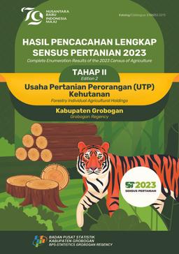 Hasil Pencacahan Lengkap Sensus Pertanian 2023 - Tahap II Usaha Pertanian Perorangan (UTP) Kehutanan Kabupaten Grobogan