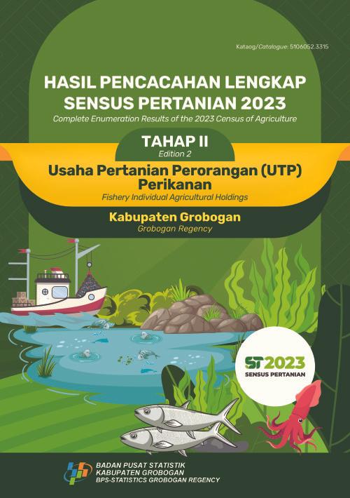 HASIL PENCACAHAN LENGKAP SENSUS PERTANIAN 2023 TAHAP II: Usaha Pertanian Perorangan (UTP) Perikanan Kabupaten Grobogan