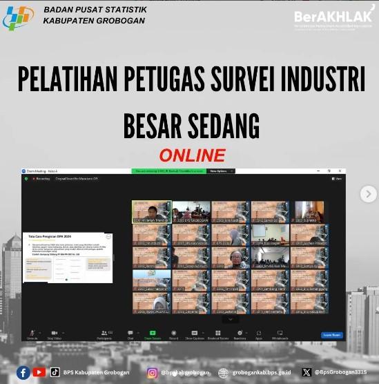 Pelatihan Petugas Survei Industri Besar Sedang