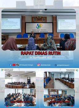 Rapat Dinas Bulan September 2023