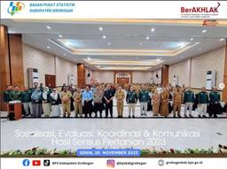 Sosialisasi, Evaluasi, Koordinasi dan Komunikasi Hasil Sensus Pertanian 2023