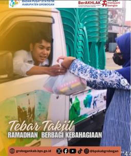 BPS Kabupaten Grobogan berbagi TAKJIL