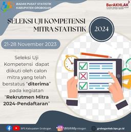 Seleksi Uji Kompetensi Mitra Statistik 2024