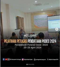 Pelatihan Pendataan Potensi Desa 2024