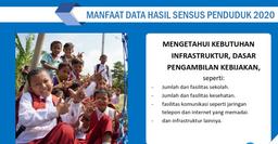 This is a picture of the benefits of the population census