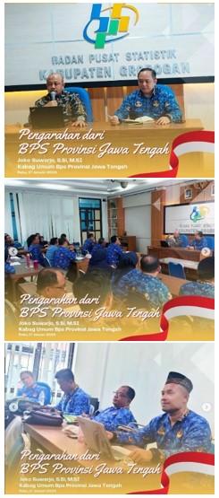 Visit of the Head of General Affairs of BPS Central Java Province